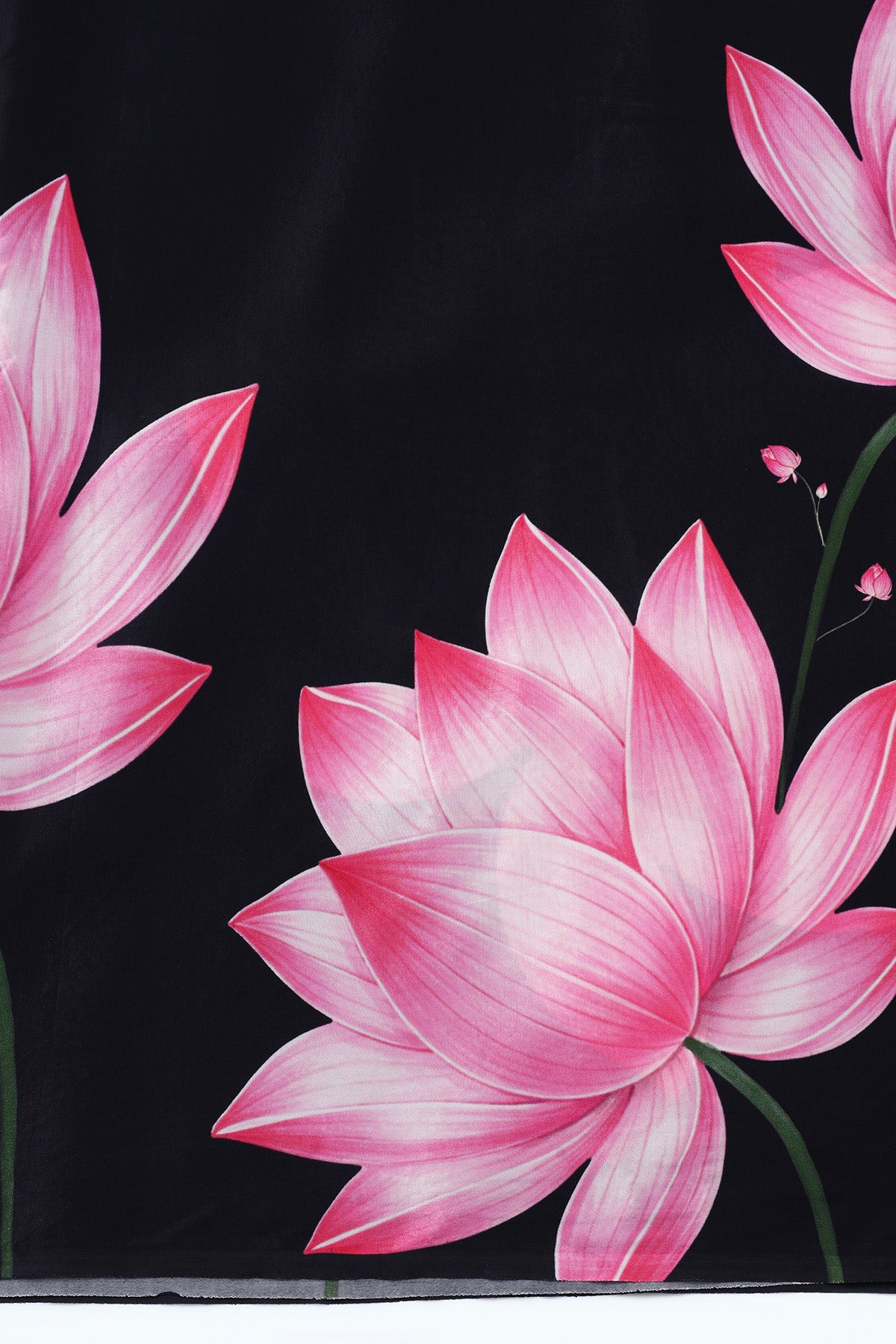 Kamalraas- Black Saree with Classic Pichwai Prints