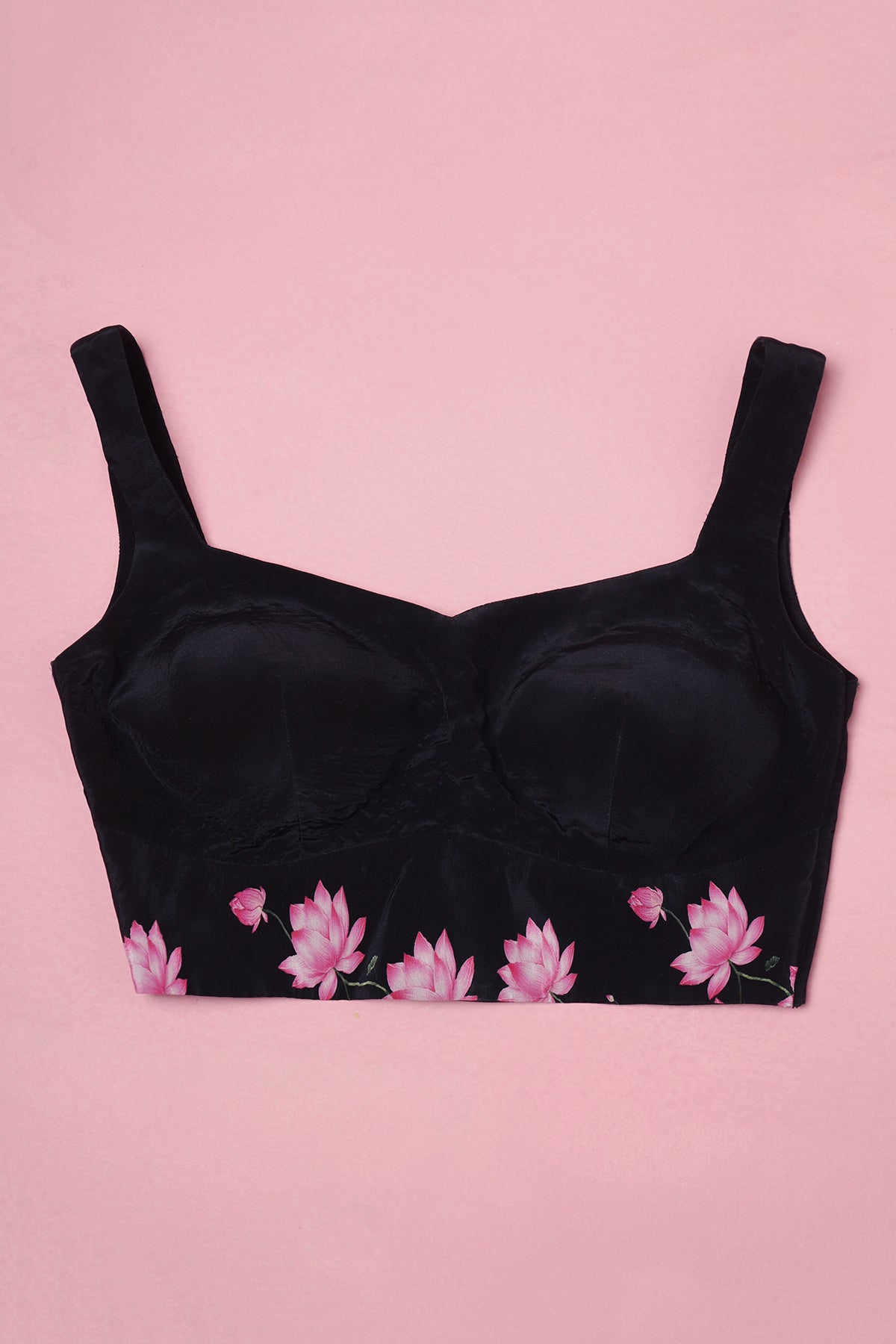 Kamalraas- Black Saree with Classic Pichwai Prints