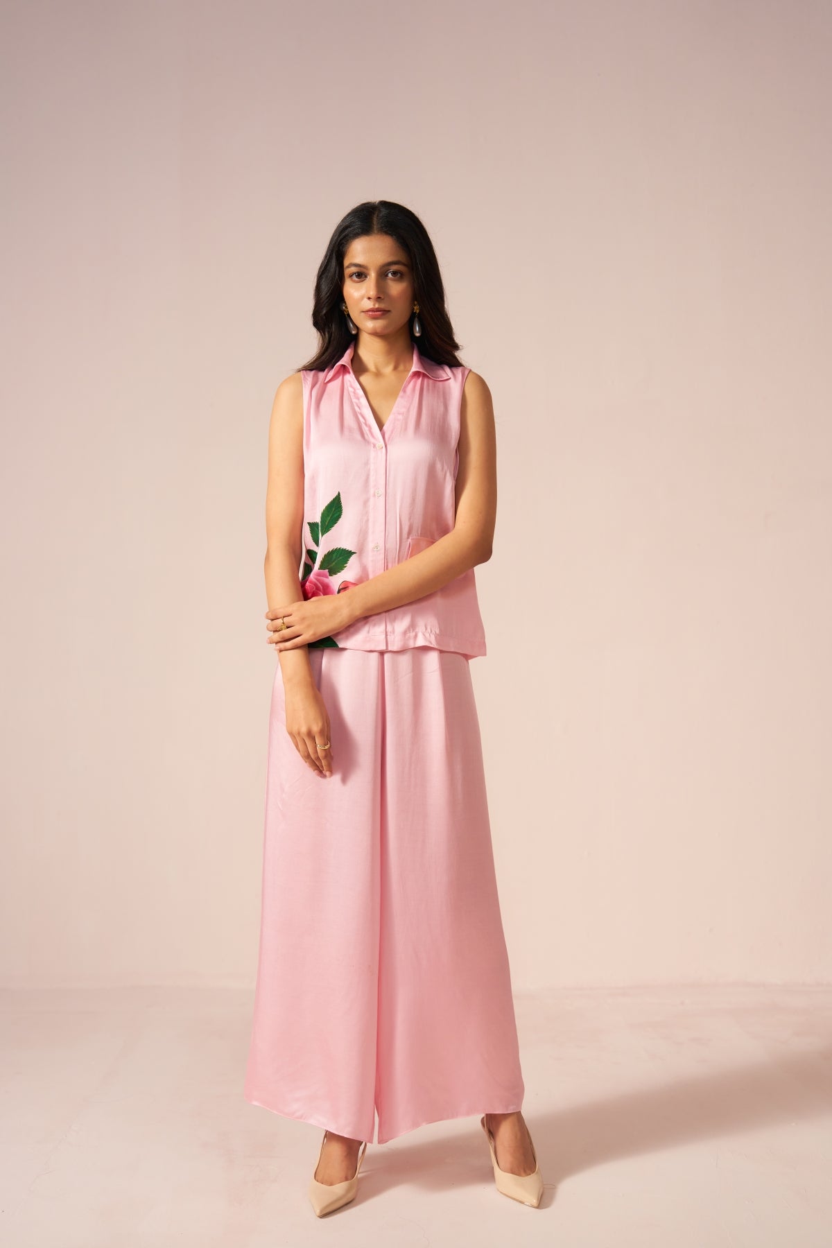 Rosélia – Blush Pink Coord Set of Elegance