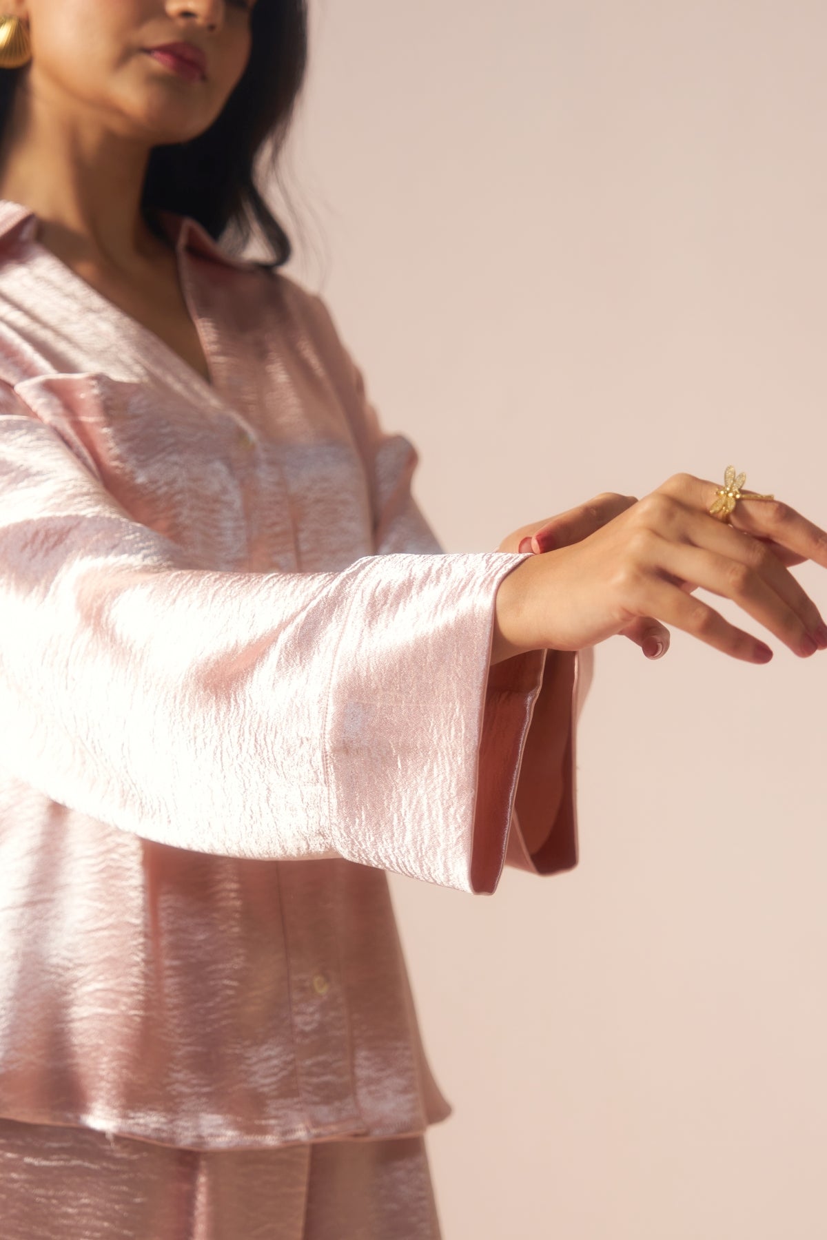 Noor-e-Satin – Shimmer Satin Coord Set of Grace