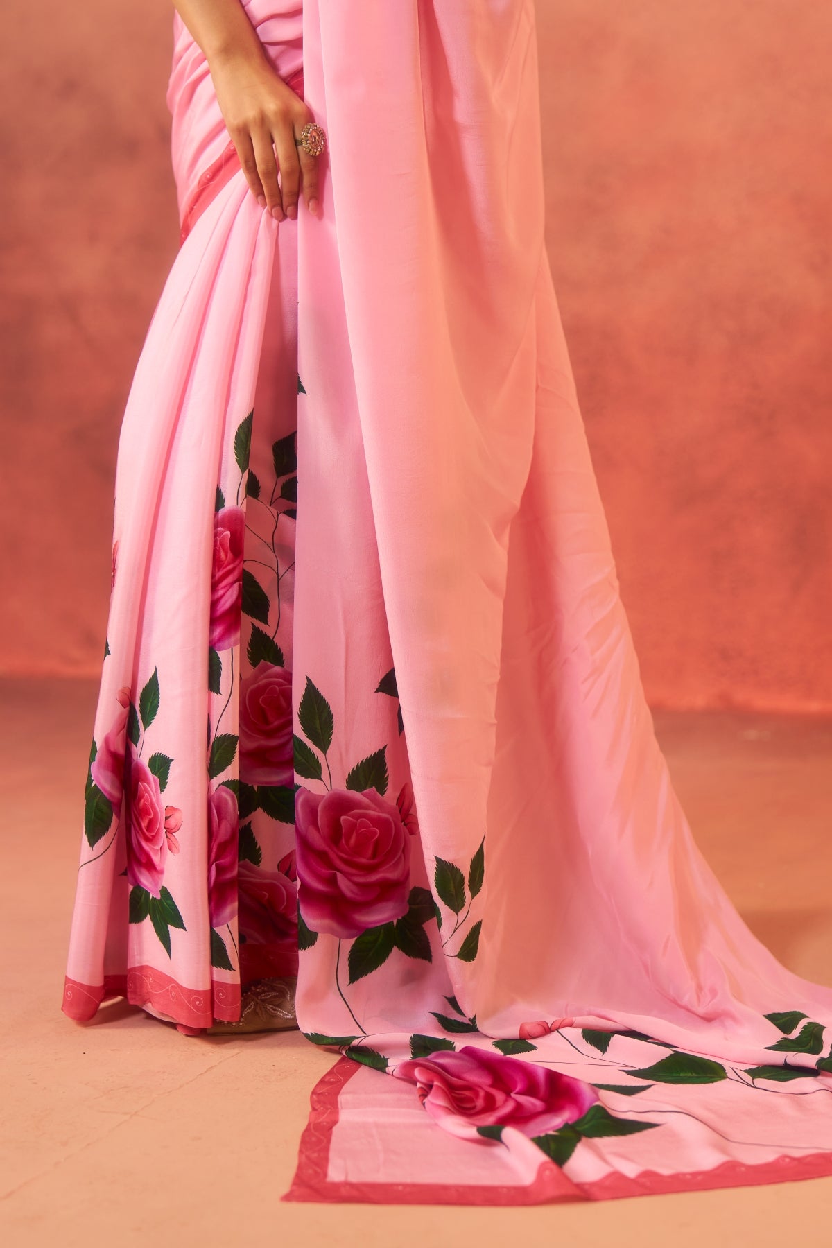 Rosélia – Blush Pink Elegance (Pure Crepe)