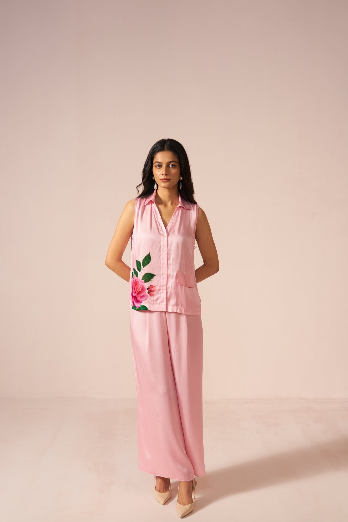 Rosélia – Blush Pink Coord Set of Elegance