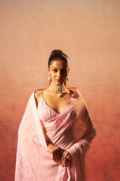 Gulabi Noor – Grace in Baby Pink Embroidery