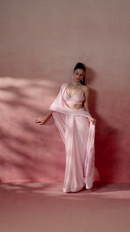 Gulabi Noor – Grace in Baby Pink Embroidery